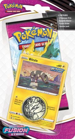 Sword & Shield: Fusion Strike: Checklane Blister w/Blitzle Promo (Pokemon)