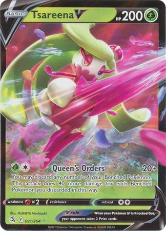 Sword & Shield: Fusion Strike: 021/264 - Tsareena V - Ultra Rare