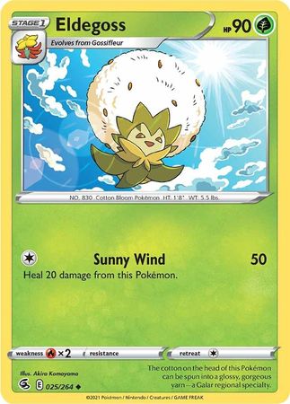 Sword & Shield: Fusion Strike: 025/264 - Eldegoss - Uncommon