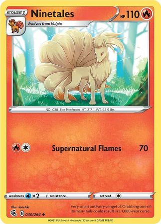 Sword & Shield: Fusion Strike: 030/264 - Ninetales - Uncommon