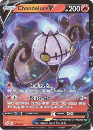 Sword & Shield: Fusion Strike: 039/264 - Chandelure V - Ultra Rare