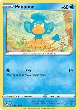 Sword & Shield: Fusion Strike: 068/264 - Panpour - Common