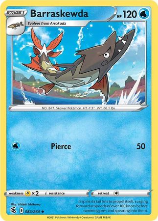 Sword & Shield: Fusion Strike: 083/264 - Barraskewda - Uncommon