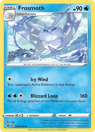 Sword & Shield: Fusion Strike: 085/264 - Frosmoth - Uncommon