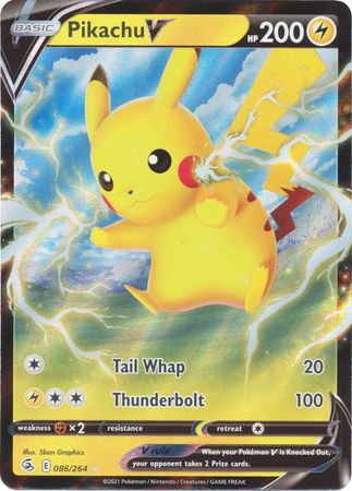 Sword & Shield: Fusion Strike: 086/264 - Pikachu V - Ultra Rare