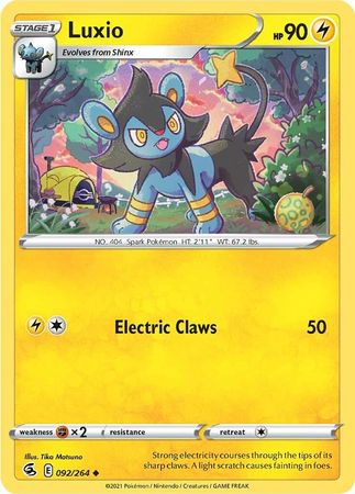 Sword & Shield: Fusion Strike: 092/264 - Luxio - Uncommon