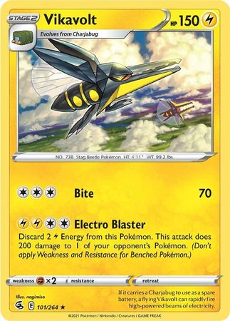Sword & Shield: Fusion Strike: 101/264 - Vikavolt - Rare