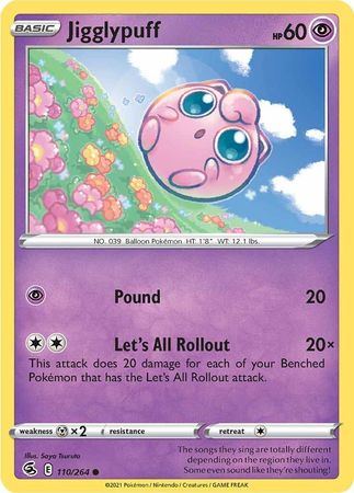 Sword & Shield: Fusion Strike: 110/264 - Jigglypuff - Common