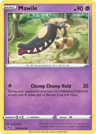 Sword & Shield: Fusion Strike: 119/264 - Mawile - Common