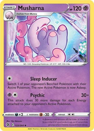 Sword & Shield: Fusion Strike: 122/264 - Musharna - Uncommon