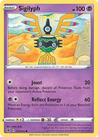 Sword & Shield: Fusion Strike: 123/264 - Sigilyph - Common