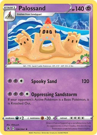 Sword & Shield: Fusion Strike: 126/264 - Palossand - Rare