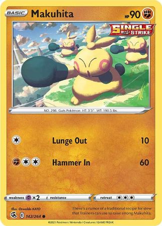 Sword & Shield: Fusion Strike: 142/264 - Makuhita - Common