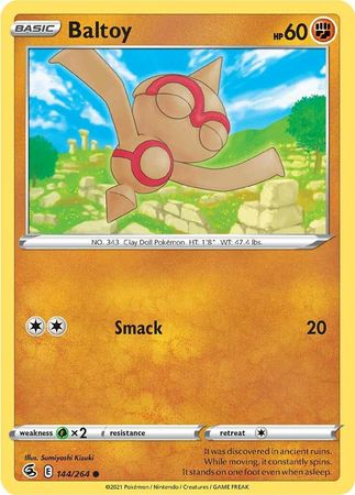 Sword & Shield: Fusion Strike: 144/264 - Baltoy - Common