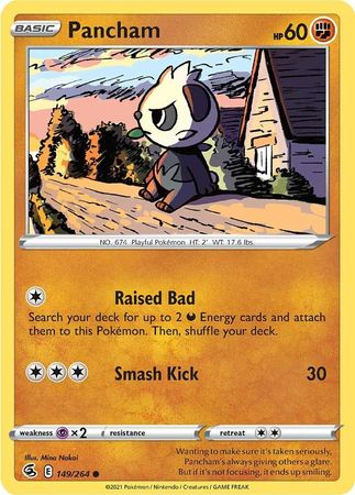 Sword & Shield: Fusion Strike: 149/264 - Pancham - Common