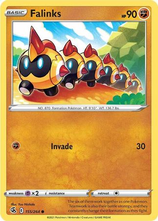 Sword & Shield: Fusion Strike: 155/264 - Falinks - Common