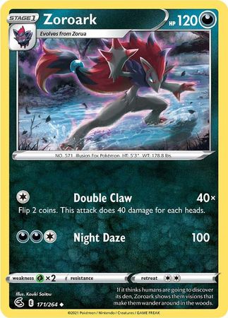 Sword & Shield: Fusion Strike: 171/264 - Zoroark - Uncommon