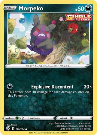 Sword & Shield: Fusion Strike: 179/264 - Morpeko - Common