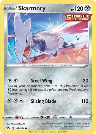 Sword & Shield: Fusion Strike: 182/264 - Skarmory - Common
