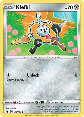 Sword & Shield: Fusion Strike: 186/264 - Klefki - Common