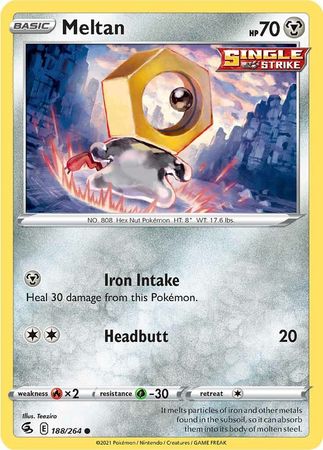 Sword & Shield: Fusion Strike: 188/264 - Meltan - Common