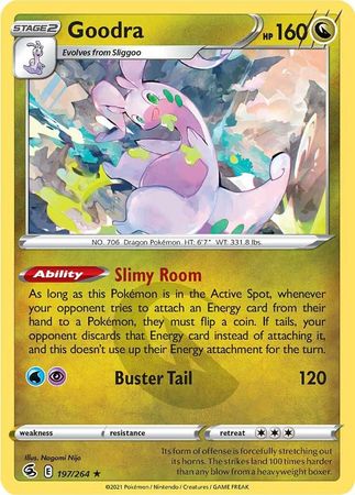 Sword & Shield: Fusion Strike: 197/264 - Goodra - Rare