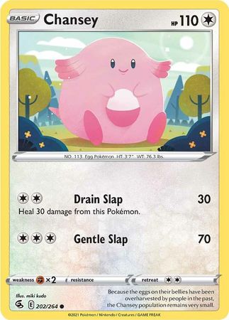 Sword & Shield: Fusion Strike: 202/264 - Chansey - Common