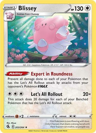 Sword & Shield: Fusion Strike: 203/264 - Blissey - Rare