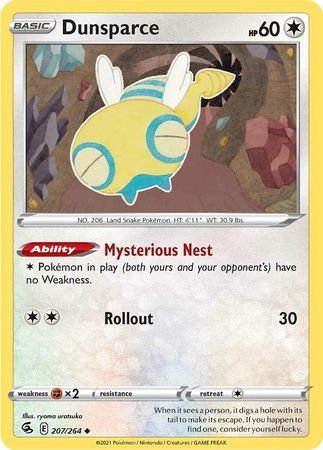 Sword & Shield: 207/264 - Dunsparce - Uncommon