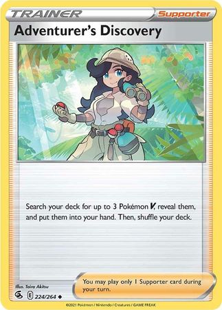 Sword & Shield: Fusion Strike: 224/264 - Adventurer's Discovery - Uncommon