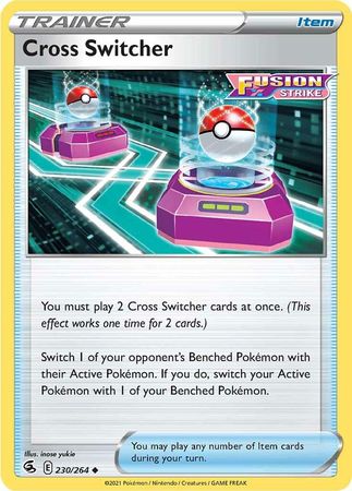Sword & Shield: Fusion Strike: 230/264 - Cross Switcher - Uncommon