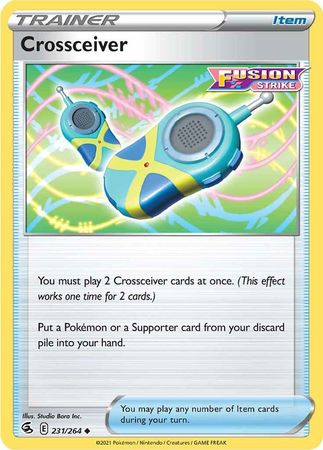 Sword & Shield: Fusion Strike: 231/264 - Crossceiver - Uncommon