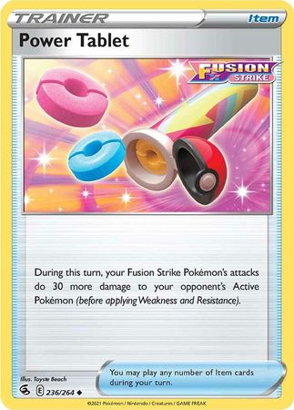 Sword & Shield: Fusion Strike: 236/264 - Power Tablet - Uncommon