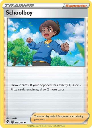 Sword & Shield: Fusion Strike: 238/264 - Schoolboy - Uncommon