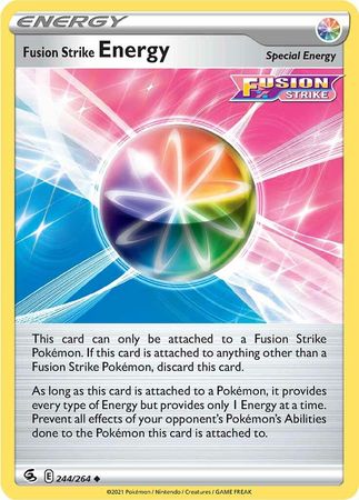 Sword & Shield: Fusion Strike: 244/264 - Fusion Strike Energy - Uncommon