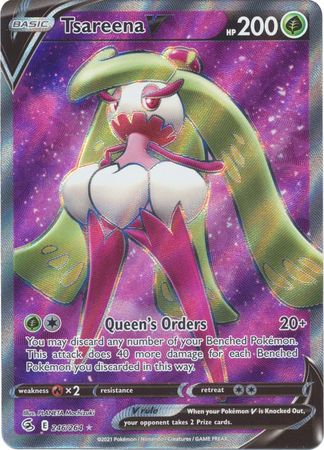 Sword & Shield: Fusion Strike: 246/264 - Tsareena V - Full Art Ultra Rare
