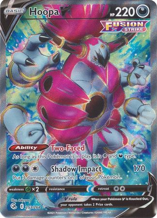 Sword & Shield: Fusion Strike: 253/264 - Hoopa V - Full Art Ultra Rare