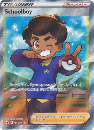Sword & Shield: Fusion Strike: 261/264 - Schoolboy - Full Art Ultra Rare