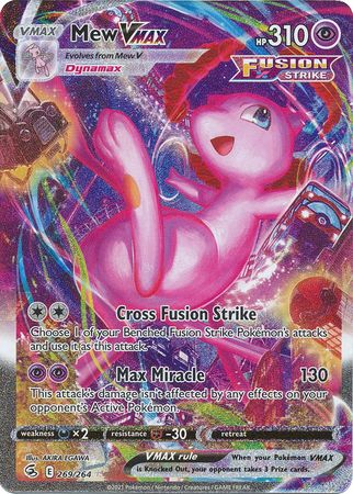 Sword & Shield: Fusion Strike: 269/264 - Mew VMAX - Alternate Art Secret Rare