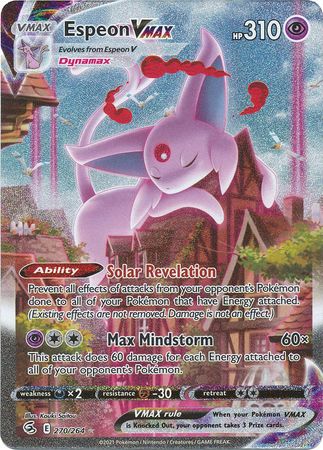 Sword & Shield: Fusion Strike: 270/264 - Espeon VMAX - Alternate Art Secret Rare