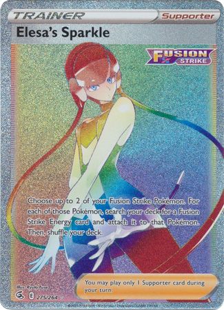 Sword & Shield: Fusion Strike: 275/264 - Elesa's Sparkle - Hyper Rare
