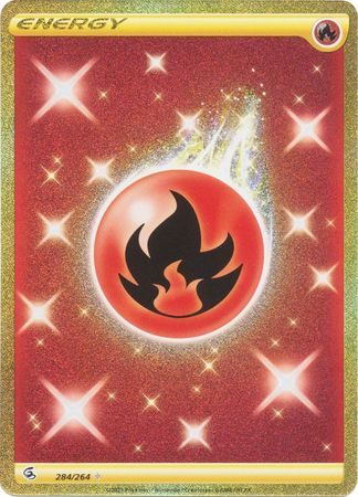 Sword & Shield: Fusion Strike: 284/264 - Fire Energy - Secret Rare