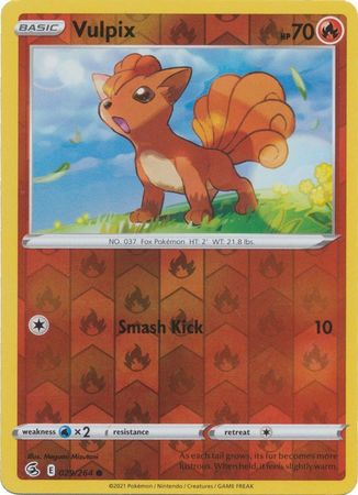Sword & Shield: Fusion Strike: 029/264 - Vulpix - Common Reverse Holo