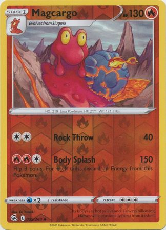 Sword & Shield: Fusion Strike: 035/264 - Magcargo - Uncommon Reverse Holo