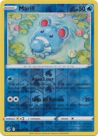 Sword & Shield: Fusion Strike: 058/264 - Marill - Common Reverse Holo