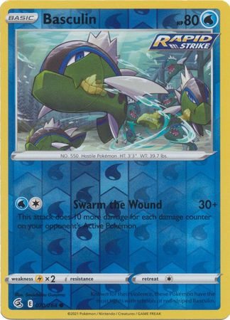 Sword & Shield: Fusion Strike: 070/264 - Basculin - Common Reverse Holo