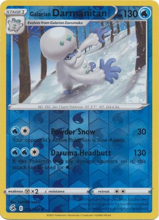 Sword & Shield: Fusion Strike: 072/264 - Galarian Darmanitan - Uncommon Reverse Holo