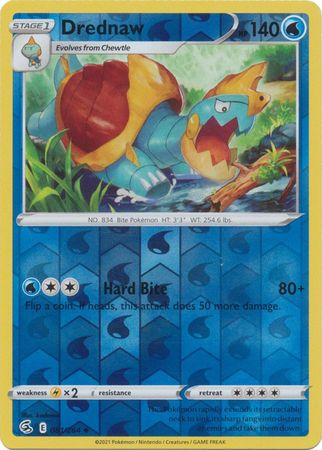 Sword & Shield: 081/264 - Drednaw - Uncommon Reverse Holo
