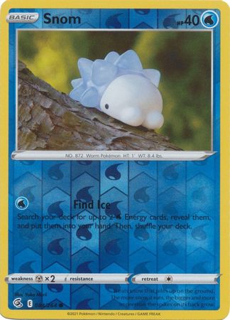 Sword & Shield: Fusion Strike: 084/264 - Snom - Common Reverse Holo