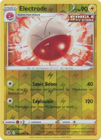 Sword & Shield: Fusion Strike: 088/264 - Electrode - Rare Reverse Holo